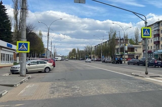 В Липецке на улице Плеханова отремонтируют пешеходные переходы