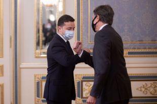 Началась встреча Энтони Блинкена с Владимиром Зеленским.