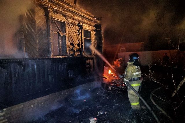 На пожаре в частном доме в Курлово погиб пенсионер