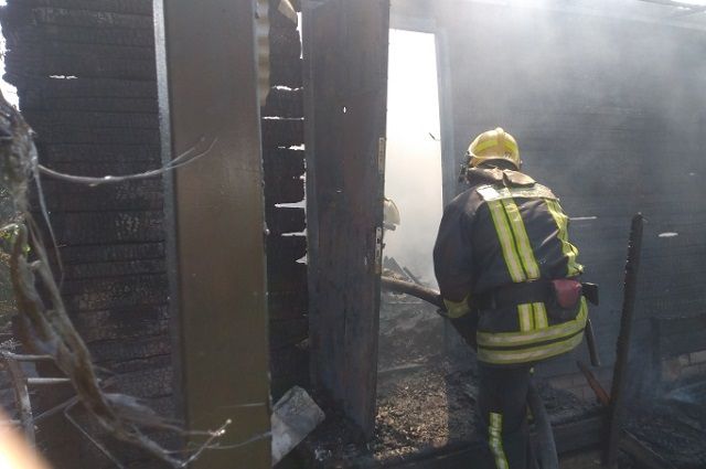 На пожаре в Лакинске погиб 80-летний мужчина
