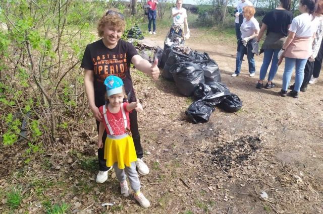 В Ульяновской области берег Юрманки освободили от хлама и мусора