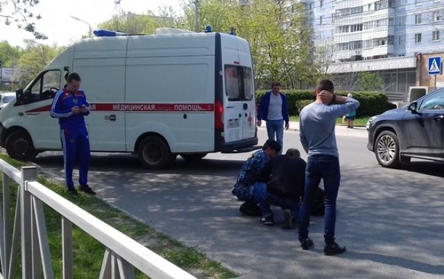 В Рязани на ул. Есенина сбили человека на пешеходном переходе