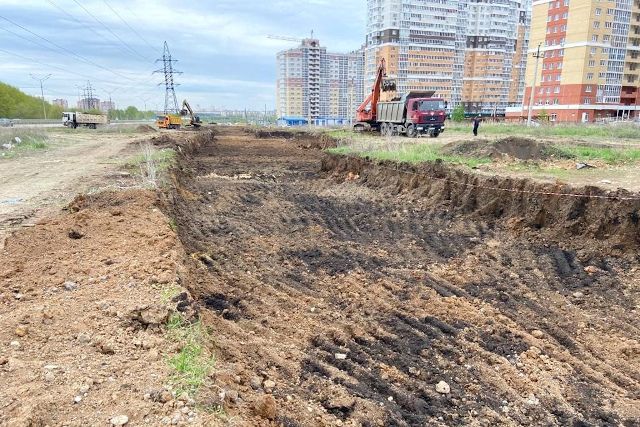 В Липецке в микрорайоне «Елецкий» началось строительство дороги