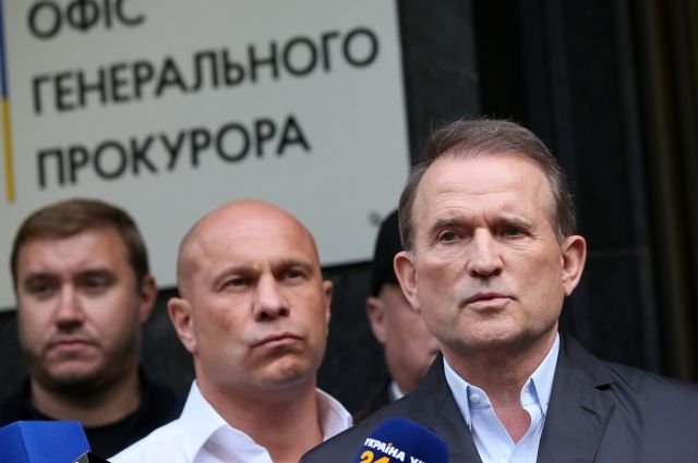 Глава политсовета ОПЗЖ Медведчук прибыл в офис генпрокурора Украины