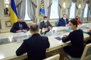 Зеленский провел встречу со спикером Сейма Литвы