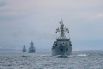 Отправление кораблей Черноморского флота на отработку задач в Черном море (14 апреля 2021 года)