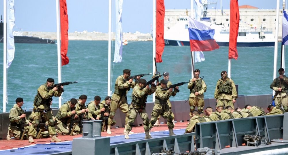 Праздник в честь Дня ВМФ на Черноморском флоте в Севастополе (2017 год)