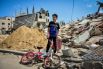 Последствия обстрелов в Секторе Газа