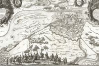 Осада Риги в 1656 году. Гравюра XVII века.