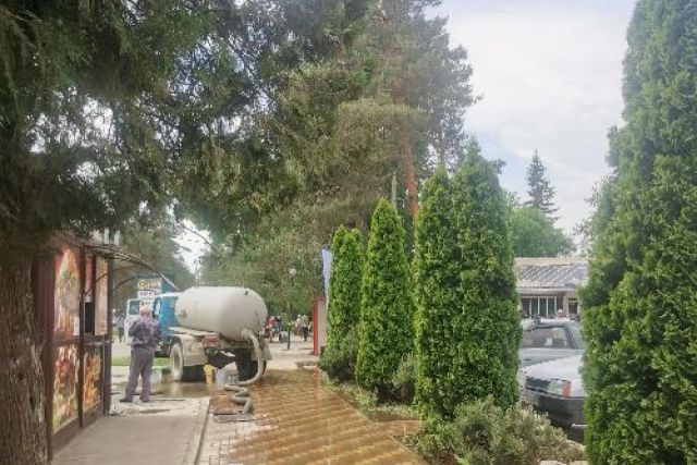 В Горячем Ключе из-за аварии местные жители остались без воды