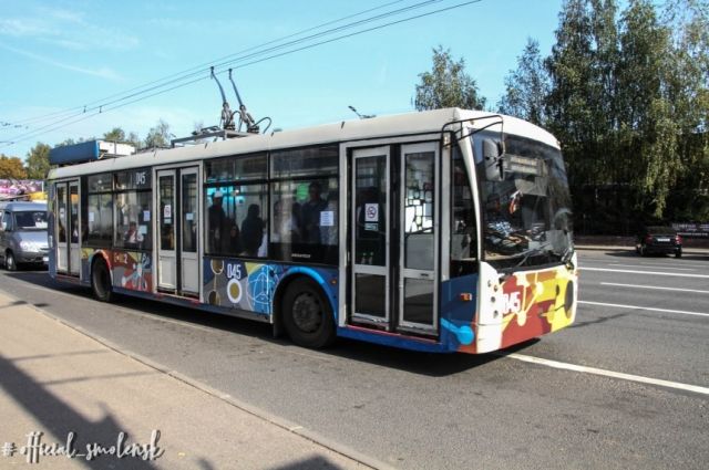 Движение троллейбусов частично изменится в Смоленске