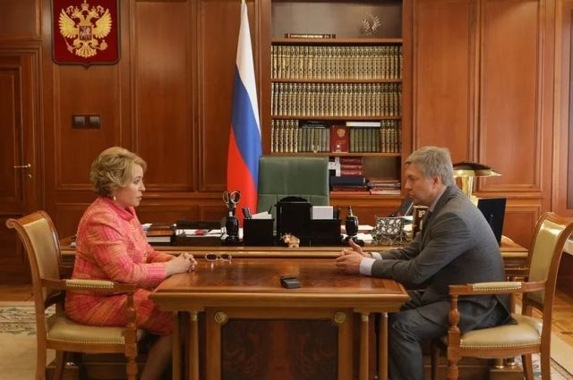 А. Русских и В. Матвиенко обсудили перспективы развития Ульяновской области