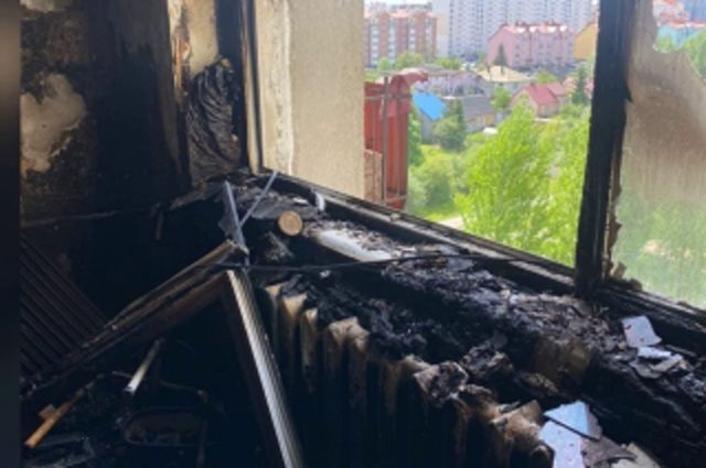 В Калининграде при пожаре погиб 11-летний ребенок