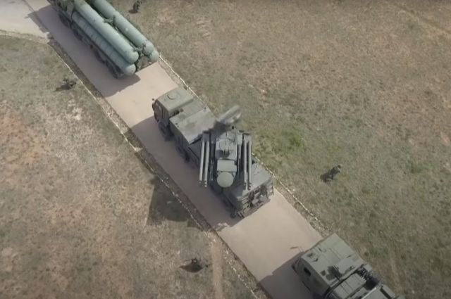 Российский зенитно-ракетный комплекс ПВО «Прометей» С-500 в Сирии. 