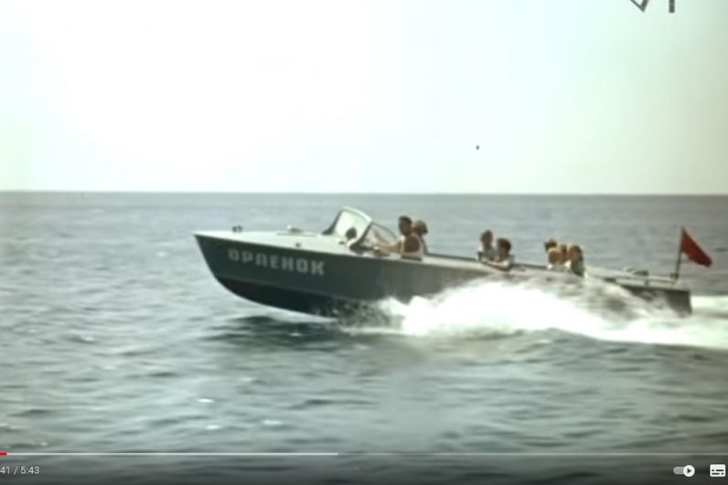 Морская прогулка. «Орленок», 1965 год.