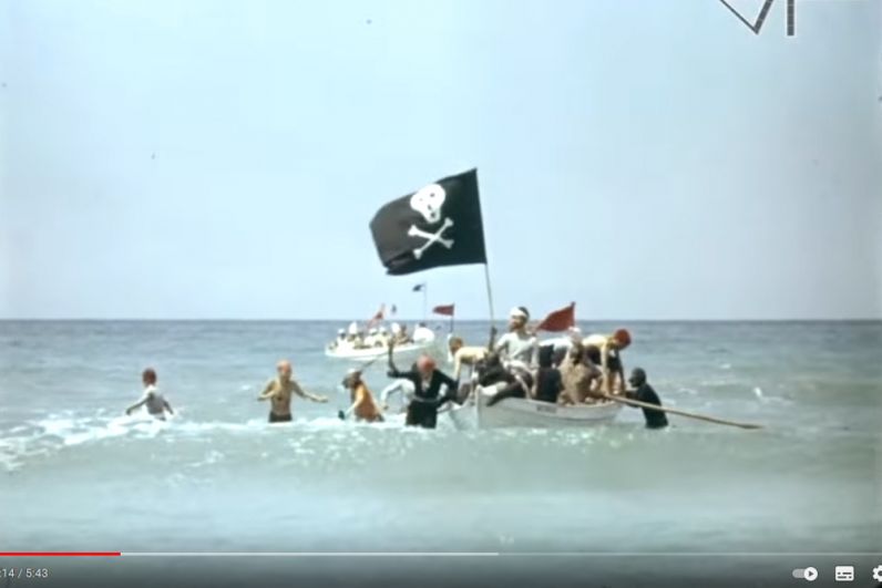День Нептуна в «Орленке», 1965 год.