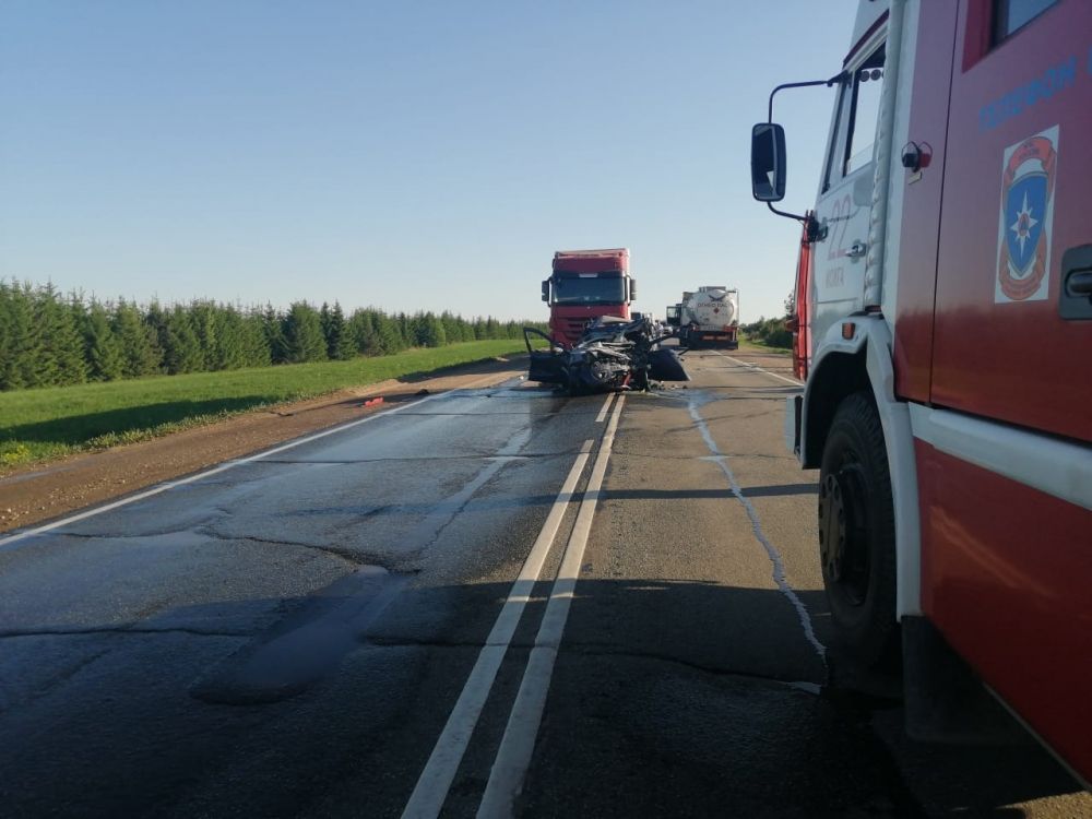 Смертельное ДТП в Можгинском районе 28 мая.