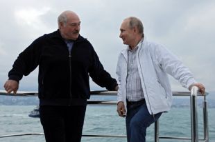 Александр Лукашенко и Владимир Путин в Сочи.
