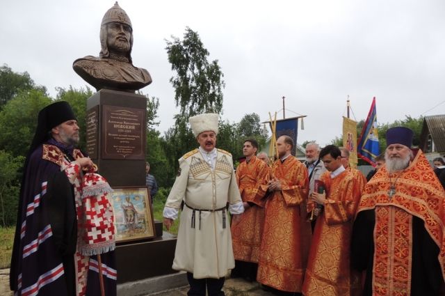 В Касимове открыли памятник Александру Невскому