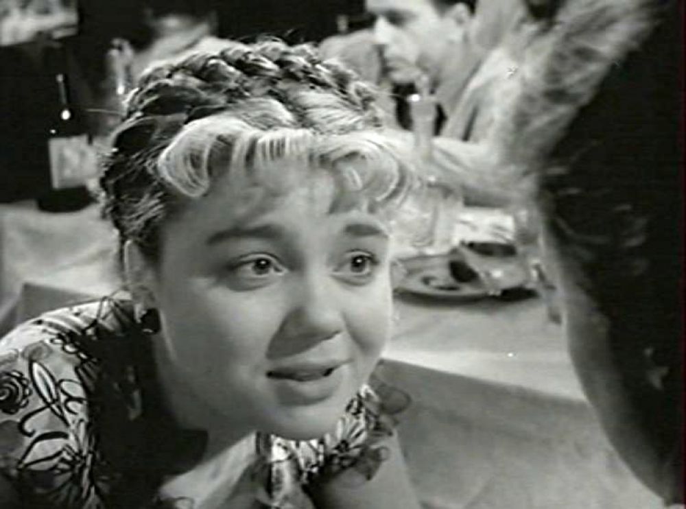 Актриса Нина Дорошина в роли Симы (1956 год)
