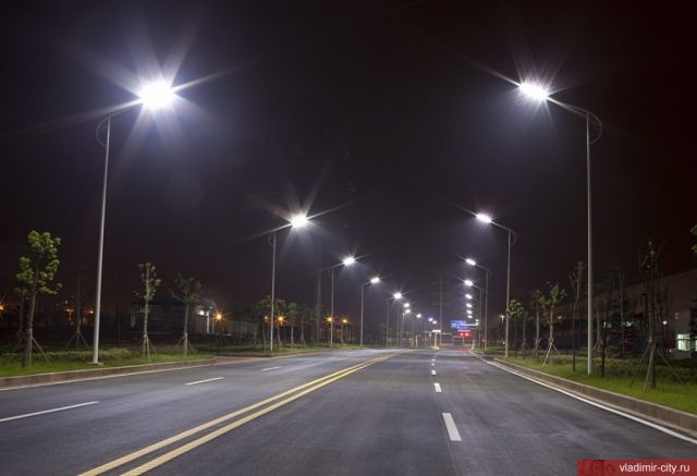 Пяти районам Владимирской области выделили 30 млн руб. на уличное освещение