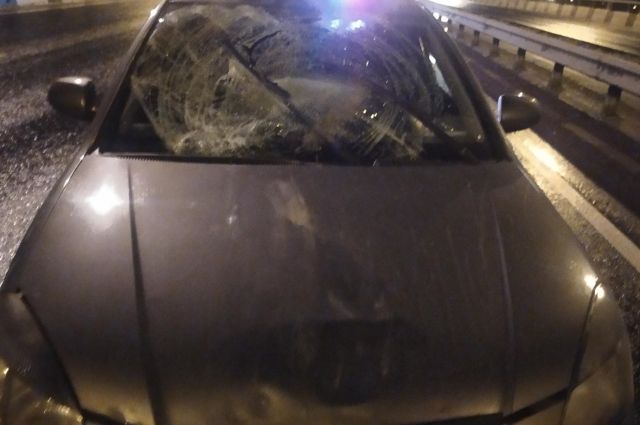 В Самаре на Фрунзенском мосту водитель иномарки сбил пешехода