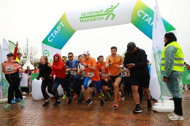 «Зелёный марафон» для горожан – это большой спортивный и семейный праздник.