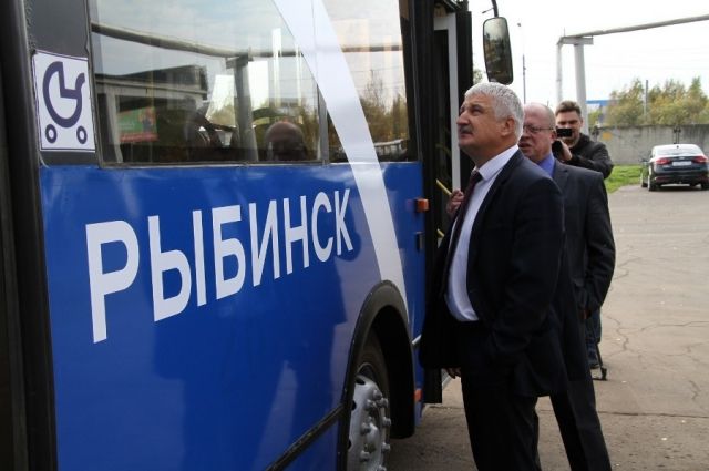 В Рыбинске на маршруты вышли московские автобусы