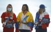 Серфингистки: из Коста-Рики Лейлани МакГонагл, из Эквадора Доминик Барона и из Франции Паулина Адо 