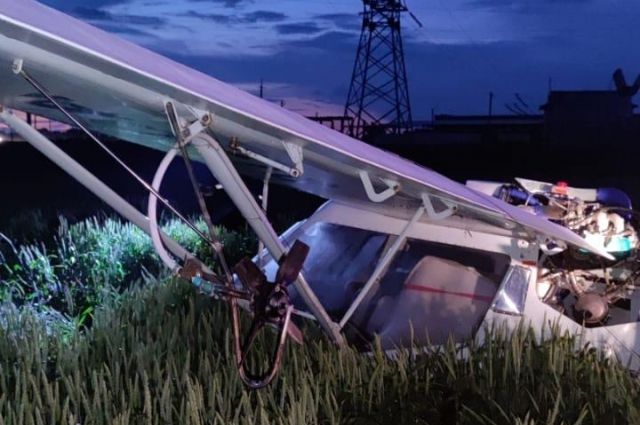 Во время жёсткой посадки самолета пострадал пилот в Ростовской области