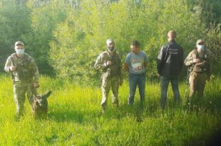 Пограничники поймали иностранца, который незаконно пересек границу Украины
