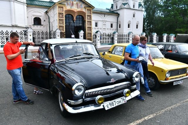 Ралли классических автомобилей стартовало в Ярославле 12 июня