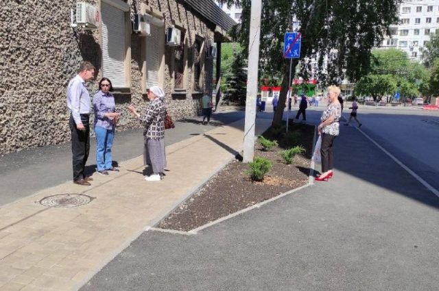 В Курчатовском районе Челябинска по поручению Котовой сделали тротуар