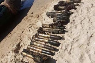 В Одесской области в море нашли затонувшее судно со снарядами.