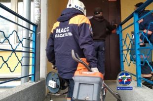 Сотрудники МАСС приехали на место и открыли родственникам дверь. Мать скорая помощь увезла в больницу. Дети остались с бабушкой.
