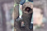 Неожиданная находка ждала жителя Калужской области, когда копал ямы для нового забора
