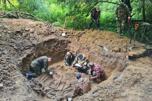 Под Зеленоградском вновь обнаружили останки неизвестных солдат