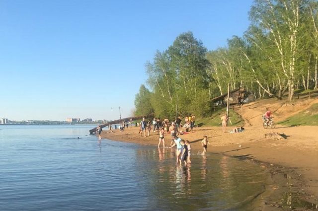 Роспотребнадзор: на пляжах Казани купаться запрещено