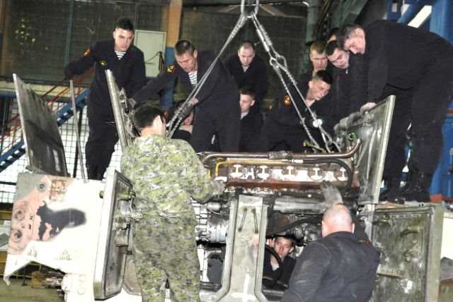Морпехи Тихоокеанского флота ВМФ России прошли обучение в Кургане