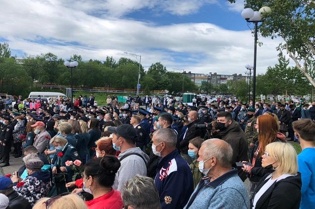 Митинг в память о героях ВОв прошел в Петропавловске