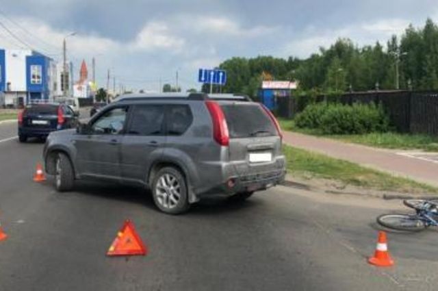 В Брянске мужчина за рулем Nissan сбил ребёнка 9 лет