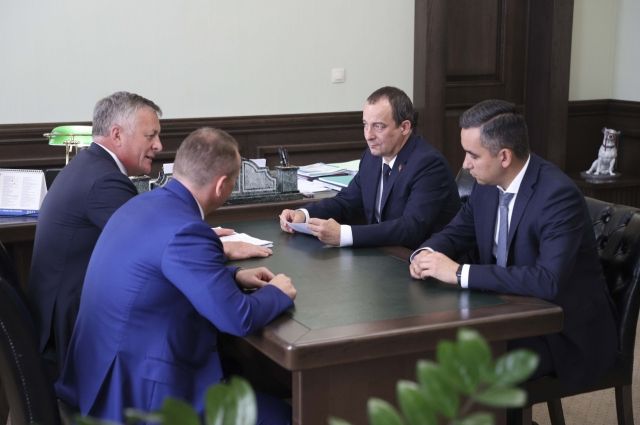 Спикер ЗСК провел рабочую встречу с гендиректором «Газпром межрегионгаз»