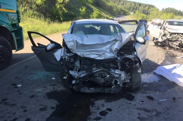 Автомобилист погиб в ДТП на встречке в Челябинской области
