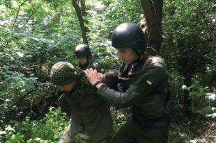 Украинские пограничники провели антитеррористические учения в Ужгороде