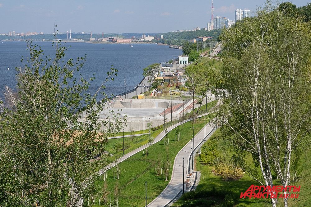 Пермская набережная: лето 2021.