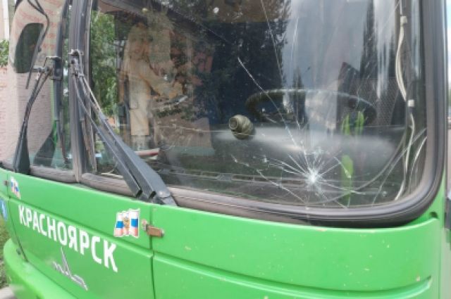 В Красноярске 9-летняя девочка попала под автобус