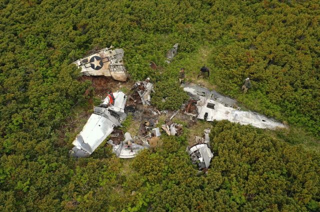 На Камчатке нашли обломки пяти американских самолётов времён Второй мировой
