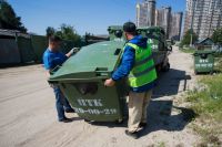 Во дворах 72 жилых домов установили маркированные контейнеры