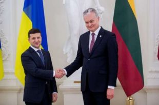 Зеленский посетит Литву с рабочим визитом