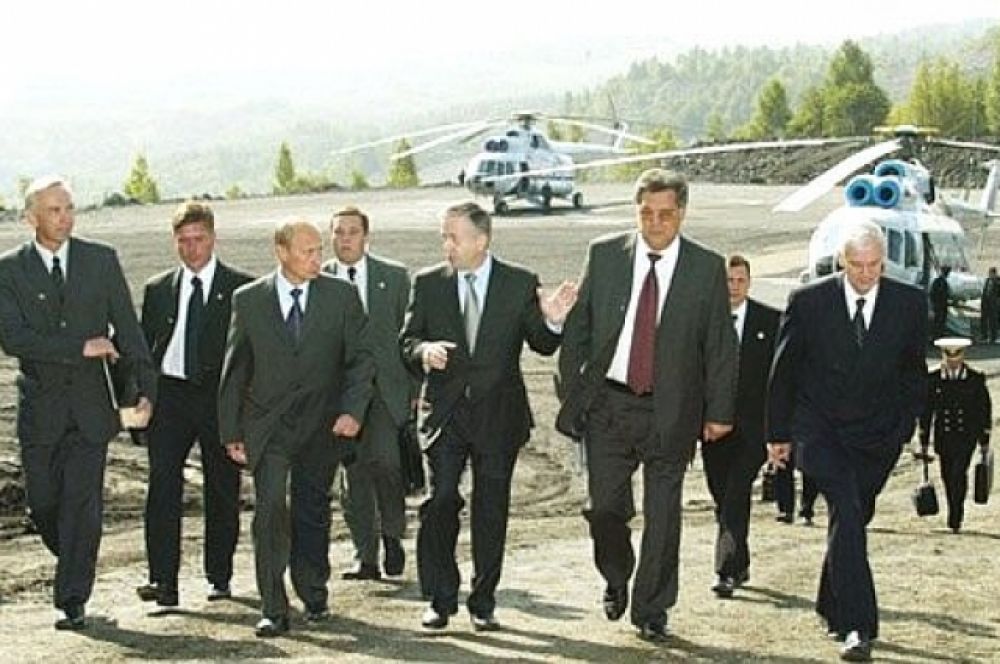 В 2002 г. на шахте «Распадской» в Междуреченске.